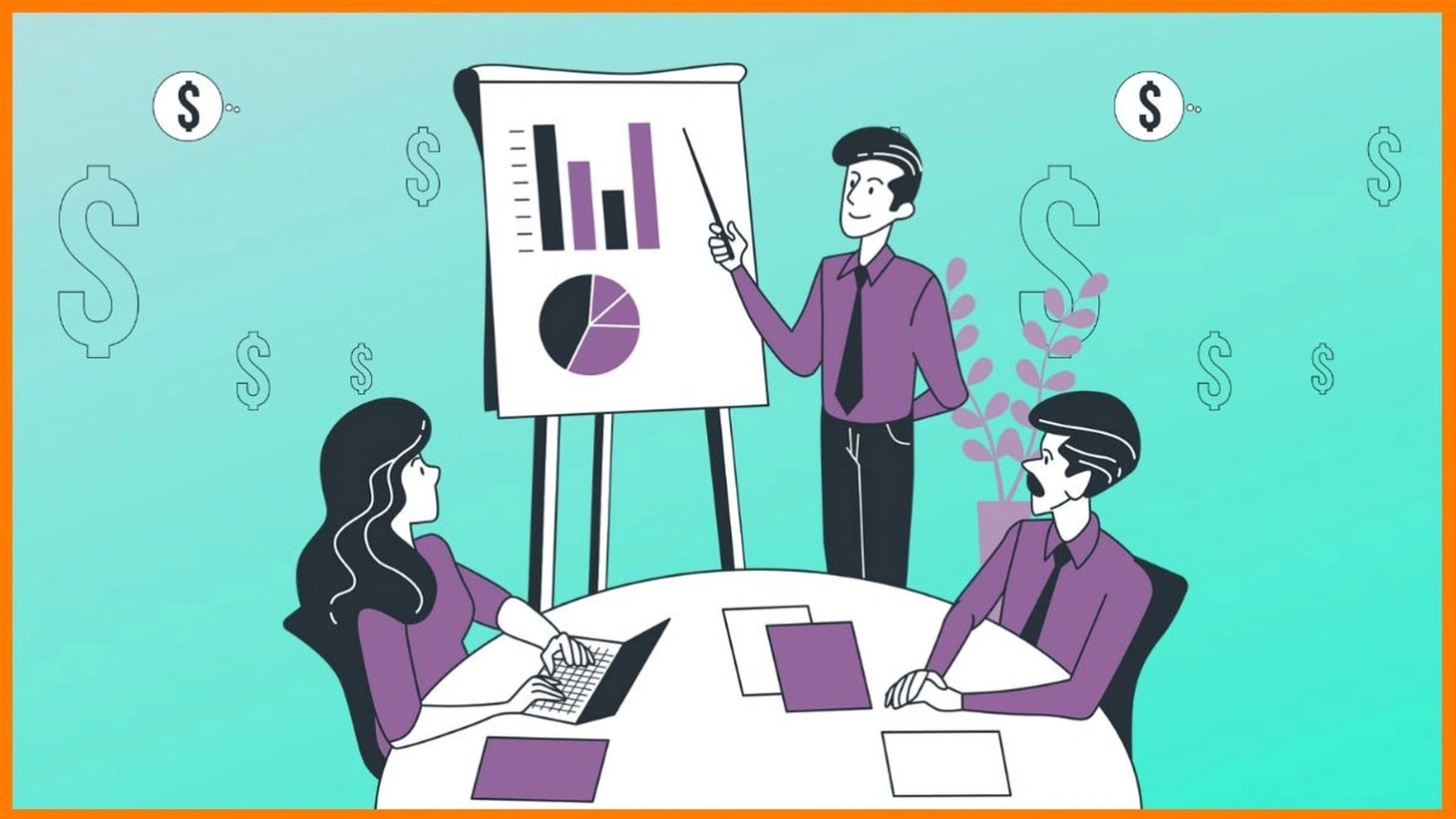 Business seminar coaching session