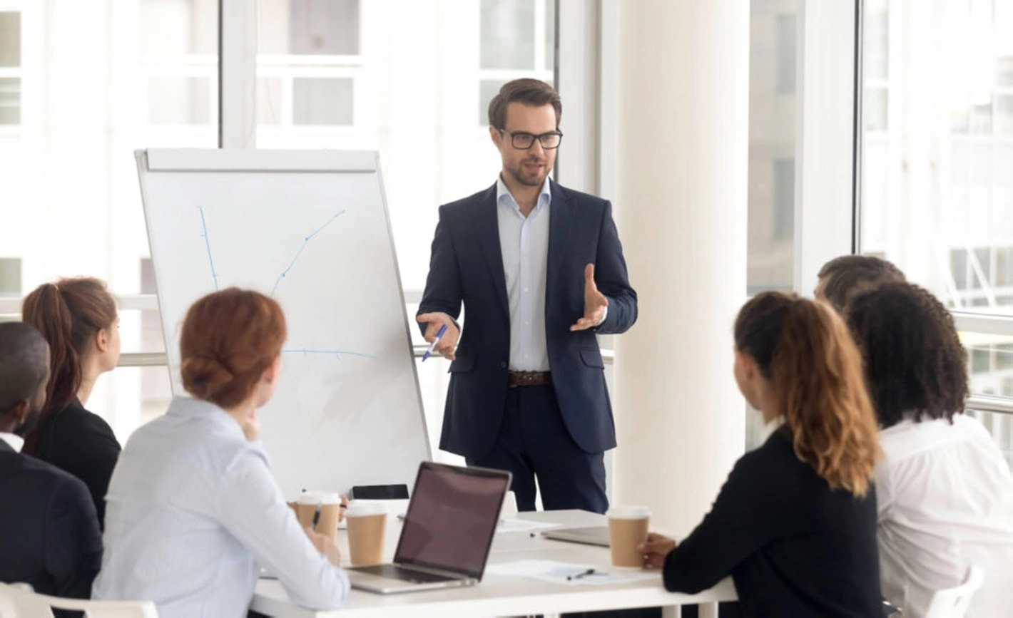 Professional business coaching session